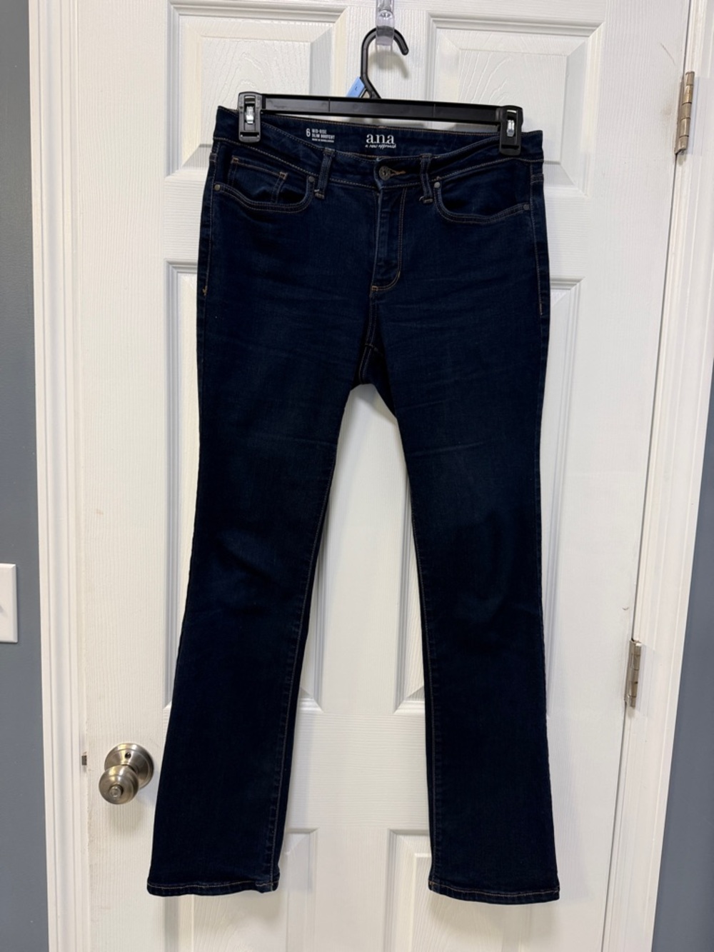 ANA Dark Wash Slim Bootcut Jeans